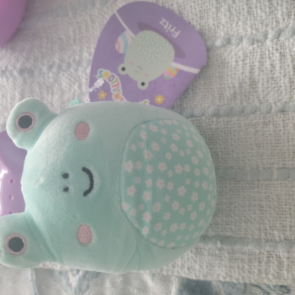 Squishmallows 4" Fritz The Frog Floral Belly Easter 2025 Mystery Plush